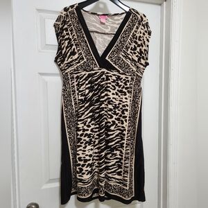 She's Cool Size Large Animal Print Dress